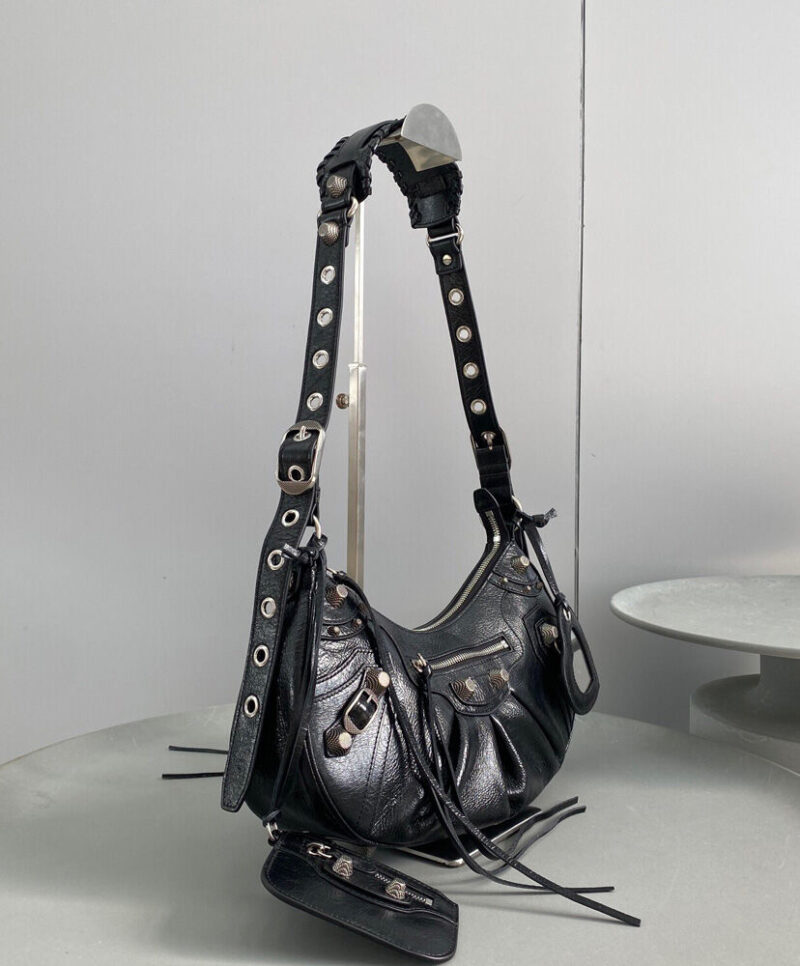 Balenciaga Le Cagole Small Shoulder Bag Black